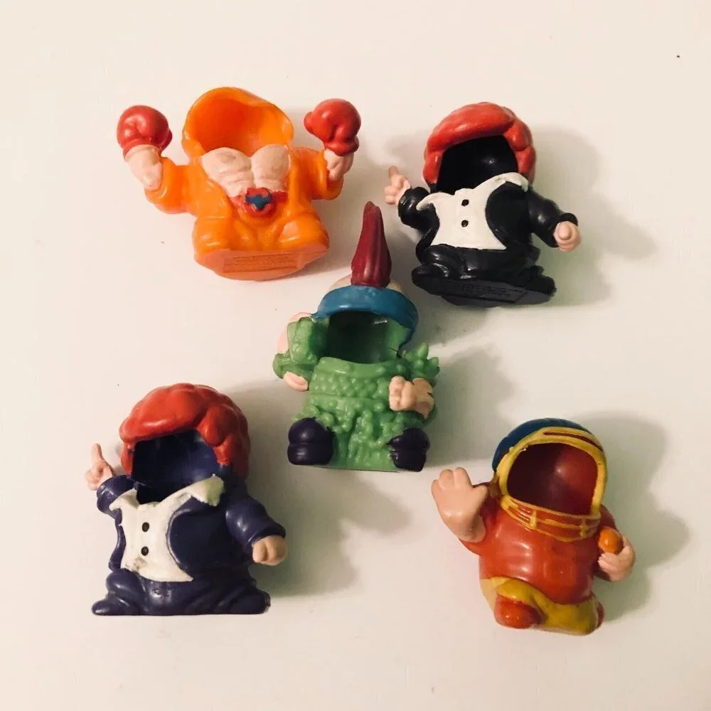 Lot of 5 Mighty Beanz Bodz Running Back Mohawk Disco Fever  Boxer